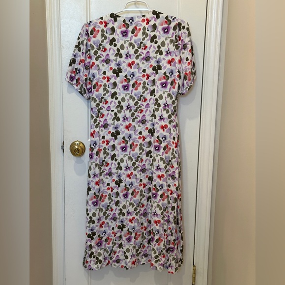 FRANK AND OAK - Floral V-Neck button-down Maxi Dress - Picture 3 of 6